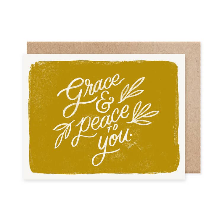 Grace & Peace Card - Pinecone Trading Co.