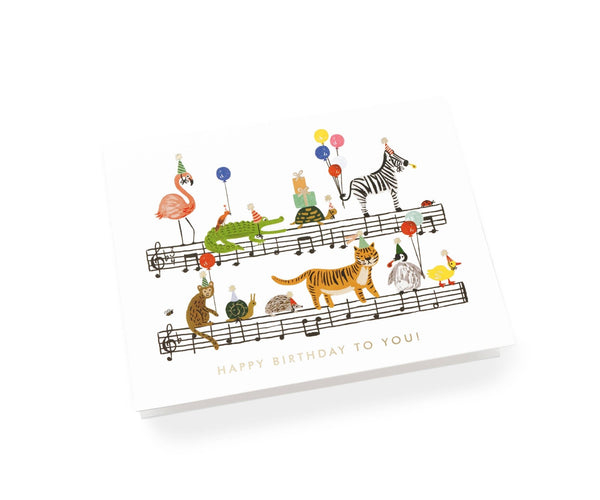 Happy Birthday Song Card - Pinecone Trading Co.
