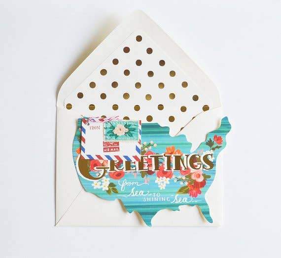 Hello! From New Jersey Card - Pinecone Trading Co.
