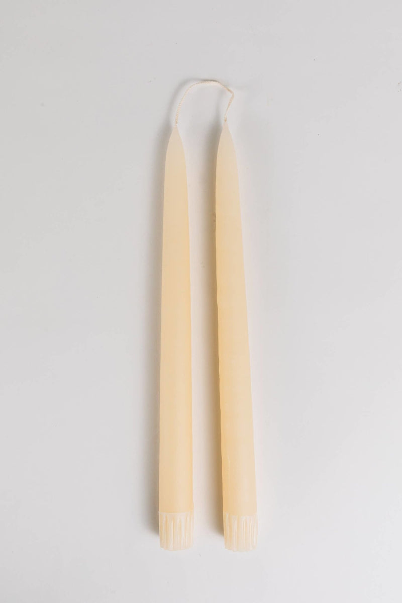 Ivory Hand-Dipped Candle Set - Pinecone Trading Co.