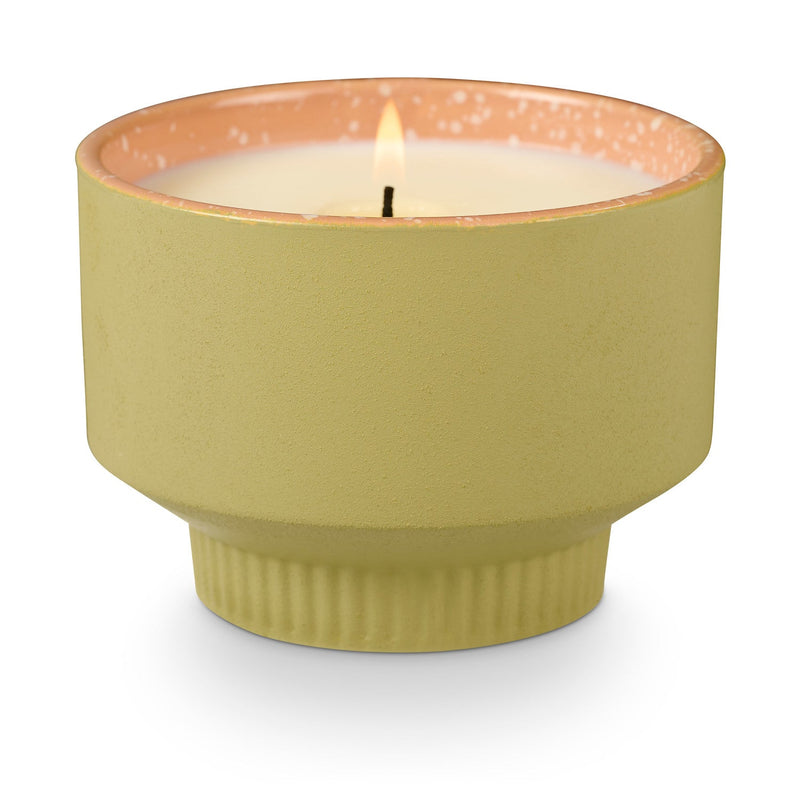 Kaffir Lime & Lemongrass Ceramic Candle - Pinecone Trading Co.