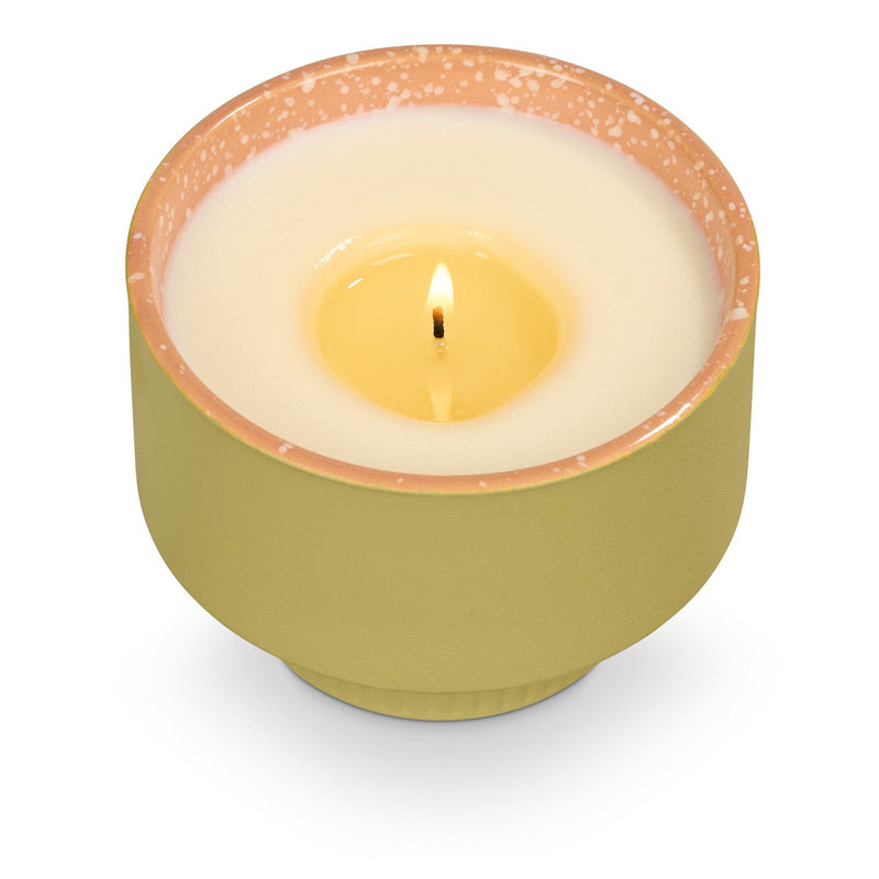 Kaffir Lime & Lemongrass Ceramic Candle - Pinecone Trading Co.