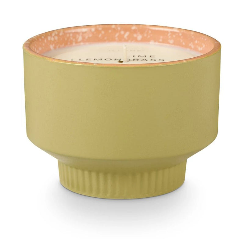 Kaffir Lime & Lemongrass Ceramic Candle - Pinecone Trading Co.