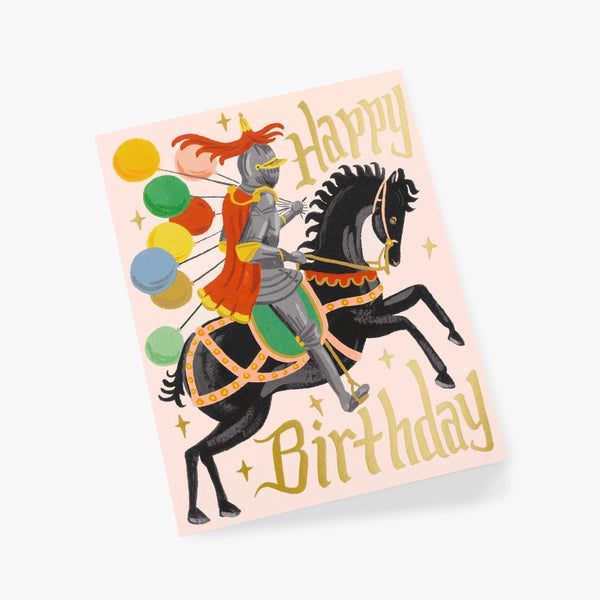Knight Birthday Card - Pinecone Trading Co.