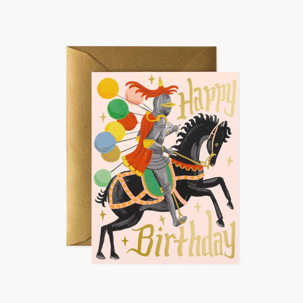 Knight Birthday Card - Pinecone Trading Co.