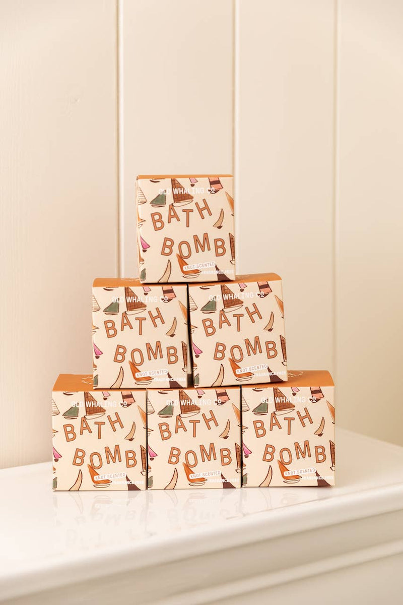 Knot Scented (Fragrance Free) Bath Bomb - Pinecone Trading Co.