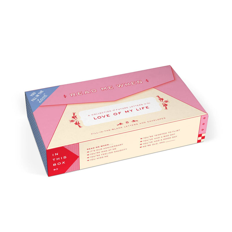Letters to the Love of My Life Read Me When Box - Pinecone Trading Co.