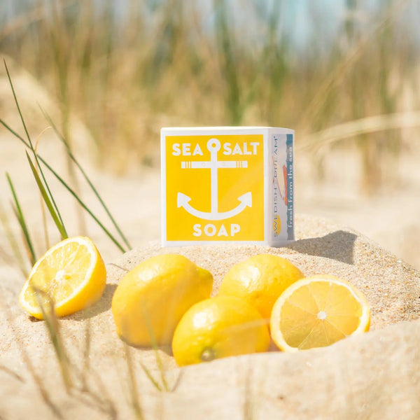 Limited Edition Sea Salt Summer Lemon Soap - Pinecone Trading Co.