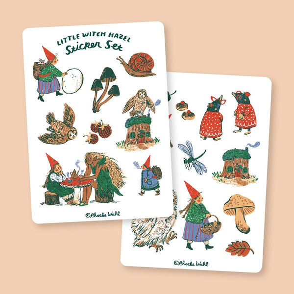 Little Witch Hazel Sticker Set - Pinecone Trading Co.