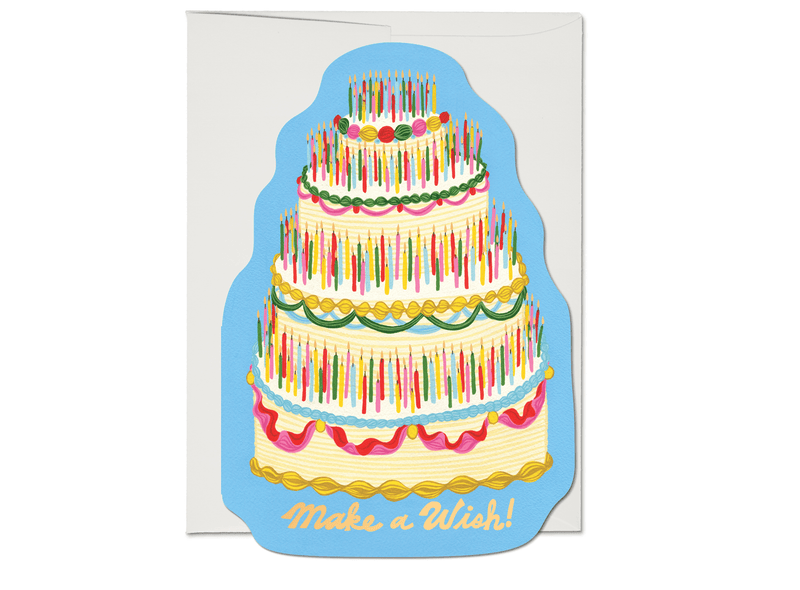 Make a Wish birthday greeting card - Pinecone Trading Co.