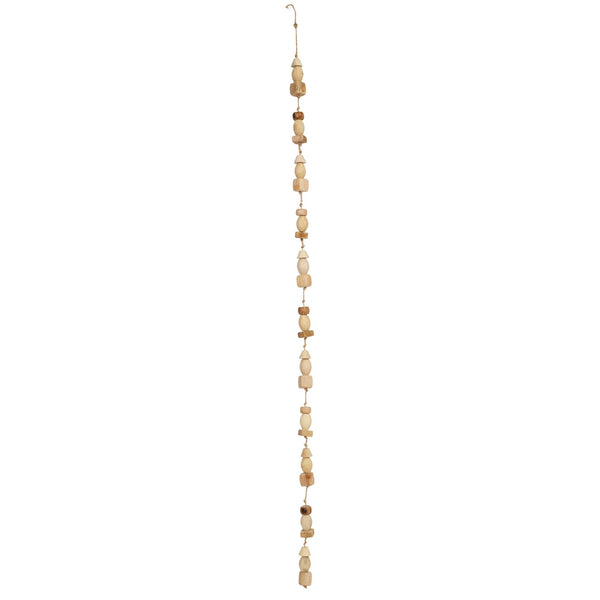 Mango Wood Bead Garland - Pinecone Trading Co.