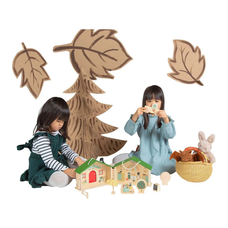 Market Day Wooden Playset - Pinecone Trading Co.