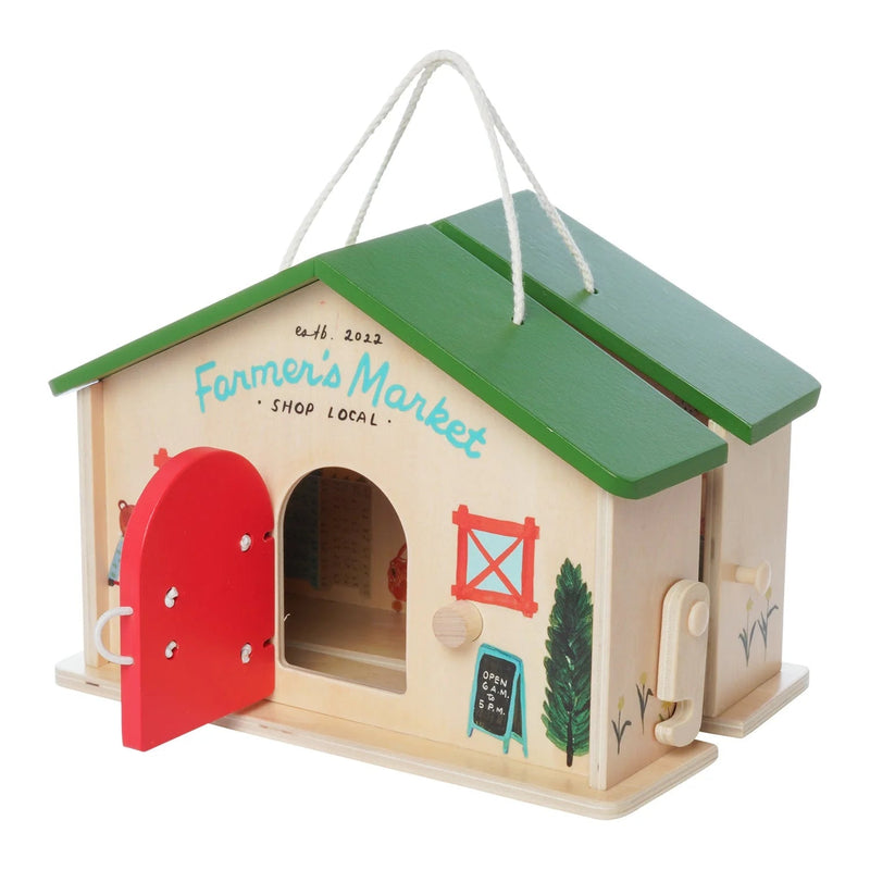 Market Day Wooden Playset - Pinecone Trading Co.