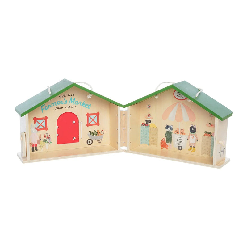 Market Day Wooden Playset - Pinecone Trading Co.