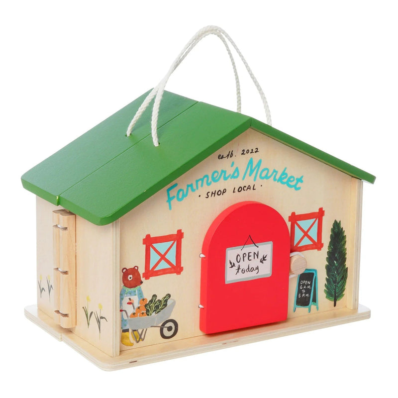 Market Day Wooden Playset - Pinecone Trading Co.