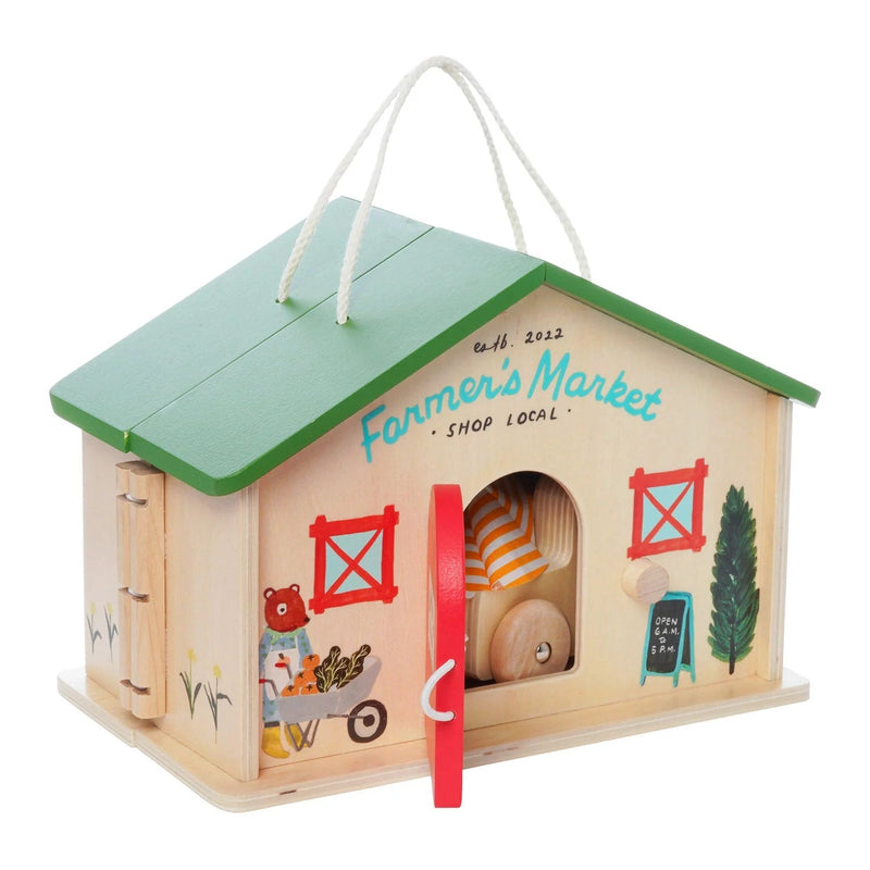 Market Day Wooden Playset - Pinecone Trading Co.