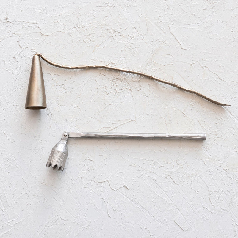 Metal Flower Candle Snuffer - Pinecone Trading Co.