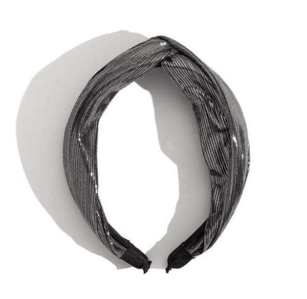 Metallic Top Knot Headband - Pinecone Trading Co.