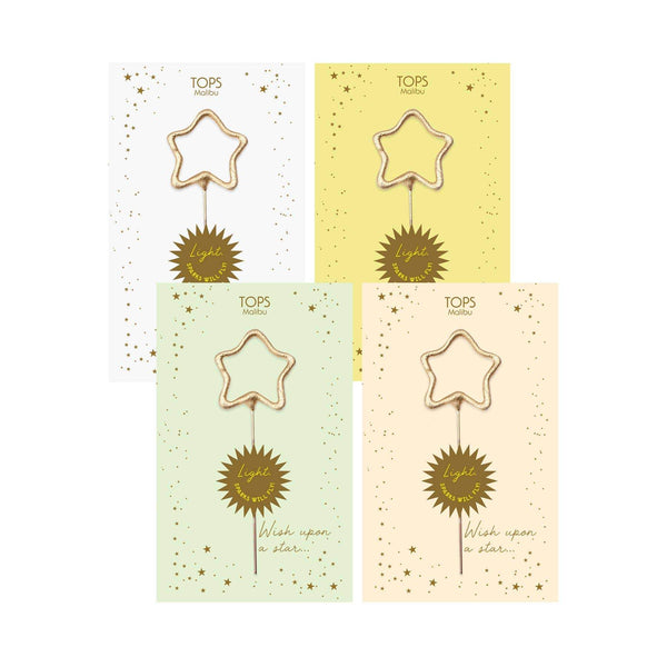 Mini Wish Upon a Star Sparkler Card - Pinecone Trading Co.