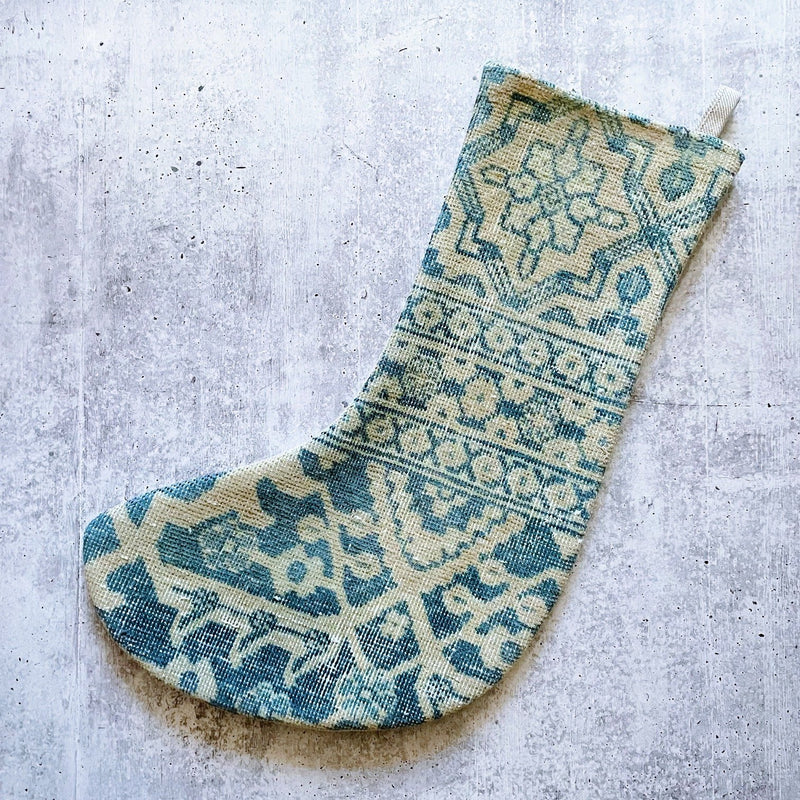 Minimal Chaos Vintage Salvaged Stocking No. 2 - Pinecone Trading Co.