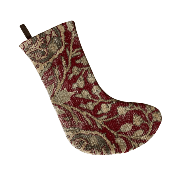 Minimal Chaos Vintage Salvaged Stocking No. 6 - Pinecone Trading Co.