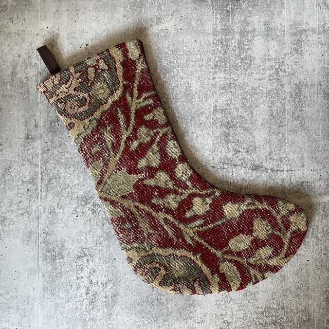 Minimal Chaos Vintage Salvaged Stocking No. 6 - Pinecone Trading Co.
