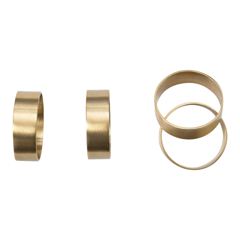 Minimalist Brass Napkin Rings - Pinecone Trading Co.