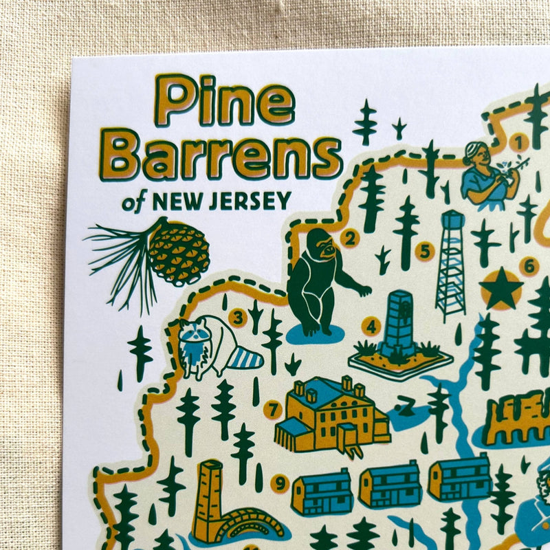 NJ Pine Barrens Post Card - Pinecone Trading Co.