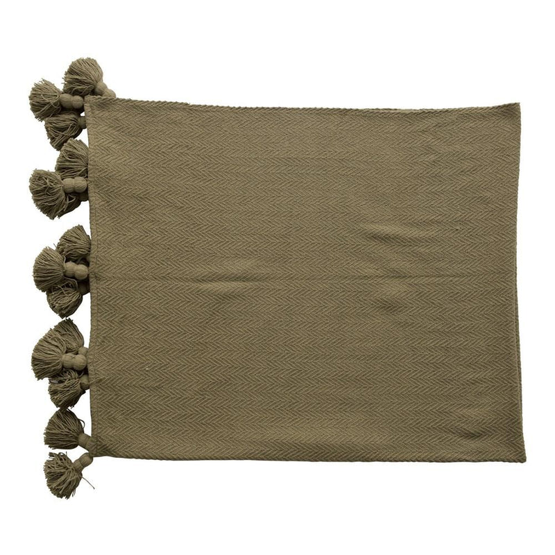 Olive Throw - Pinecone Trading Co.