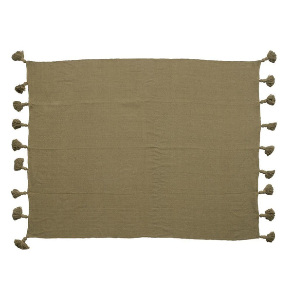 Olive Throw - Pinecone Trading Co.