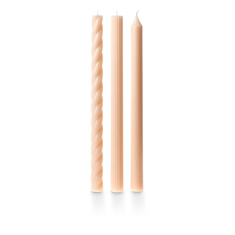 Pale Pink Assorted Tapers - Pinecone Trading Co.