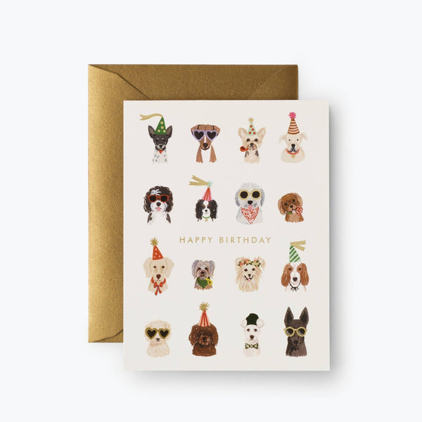 Party Pups Birthday Card - Pinecone Trading Co.