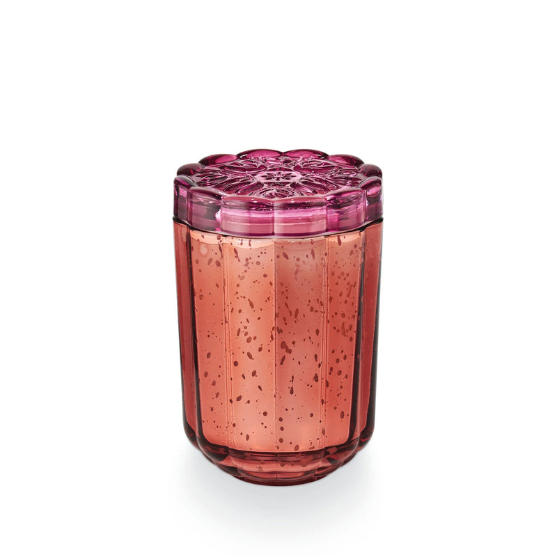 Pink Pepper Fruit Flourish Glass - Pinecone Trading Co.
