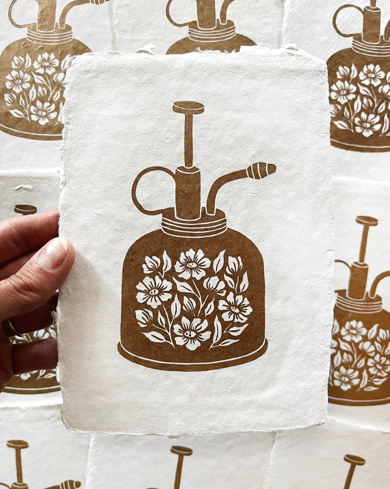 'Plant Mister' Block Print  - Pinecone Trading Co.