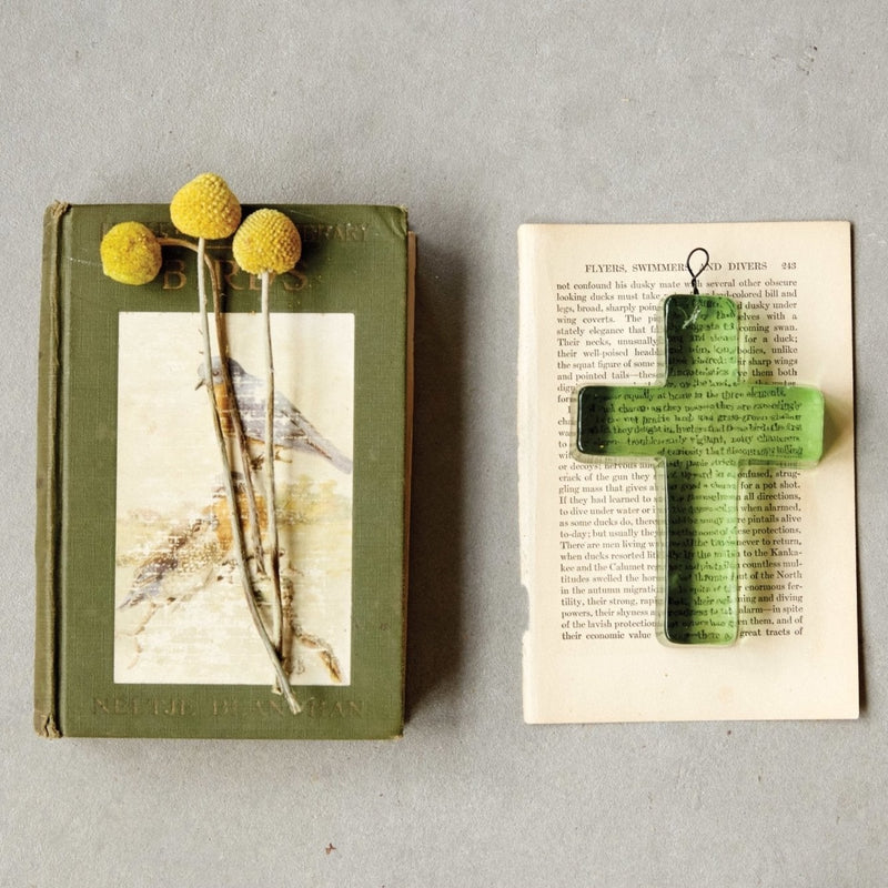 Recycled Glass Hanging Cross - Pinecone Trading Co.
