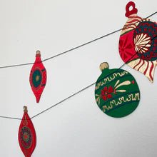 Retro Bauble Garland - Pinecone Trading Co.