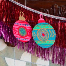 Retro Bauble Garland - Pinecone Trading Co.
