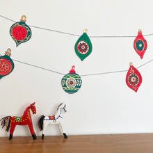 Retro Bauble Garland - Pinecone Trading Co.