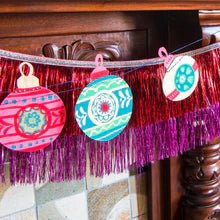 Retro Bauble Garland - Pinecone Trading Co.