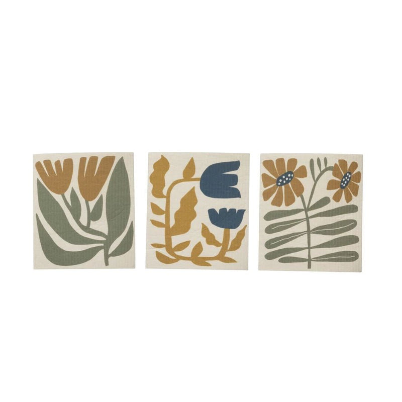 Reusable Cellulose Floral Sponge Cloth - Pinecone Trading Co.