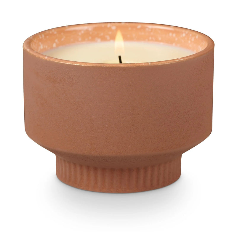 Rhubarb & Honey Ceramic Candle - Pinecone Trading Co.