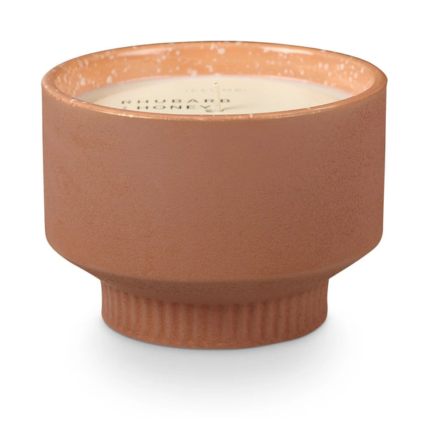 Rhubarb & Honey Ceramic Candle - Pinecone Trading Co.
