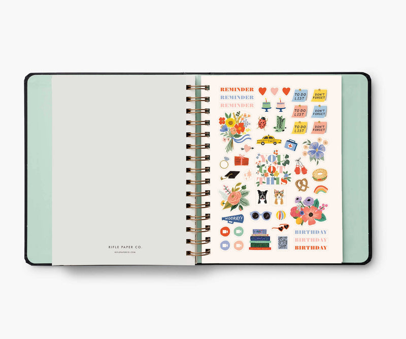 Rifle Paper Co. Flores 2024 17-Month Planner - Pinecone Trading Co.