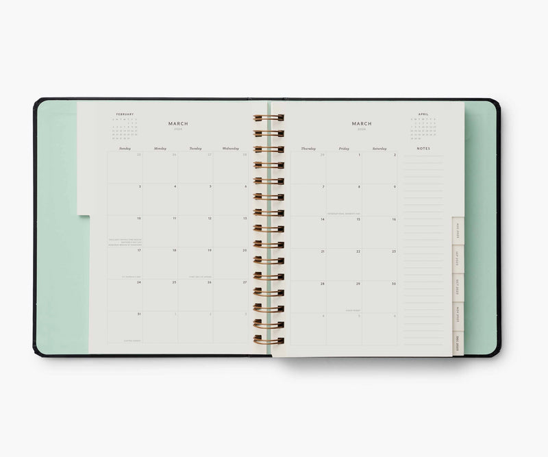 Rifle Paper Co. Flores 2024 17-Month Planner - Pinecone Trading Co.