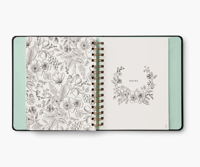 Rifle Paper Co. Flores 2024 17-Month Planner - Pinecone Trading Co.
