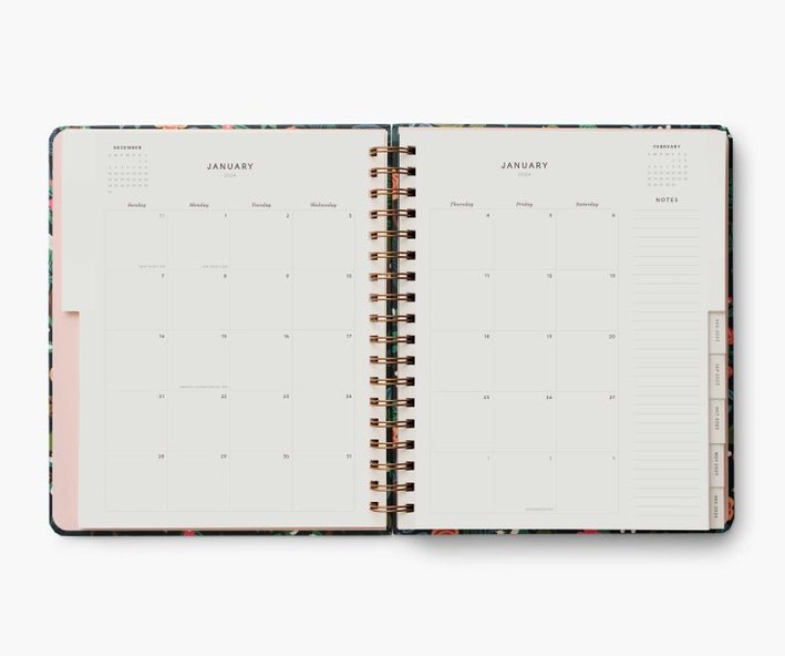 Rifle Paper Co. Peacock 17-Month Planner - Pinecone Trading Co.