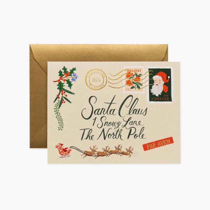 Santa Letter Card - Pinecone Trading Co.
