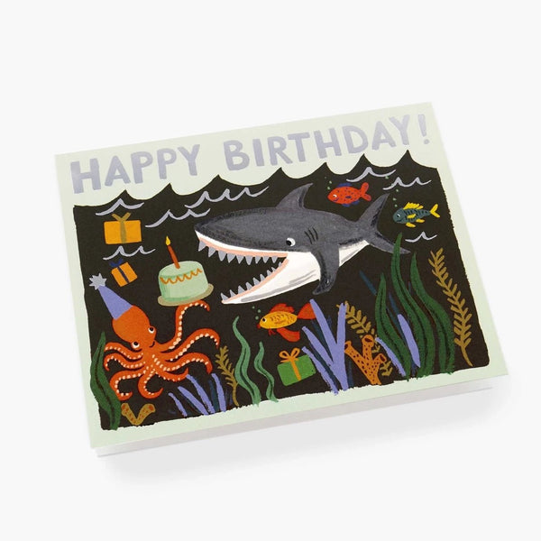 Shark Birthday Card - Pinecone Trading Co.