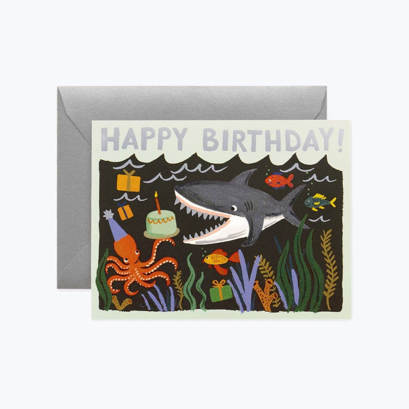 Shark Birthday Card - Pinecone Trading Co.