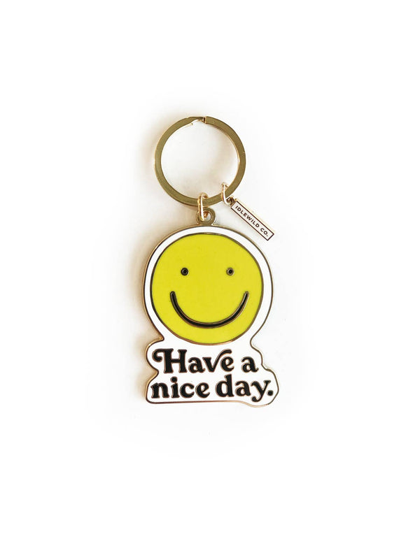 Smiley Keychain - UNBOXED! - Pinecone Trading Co.